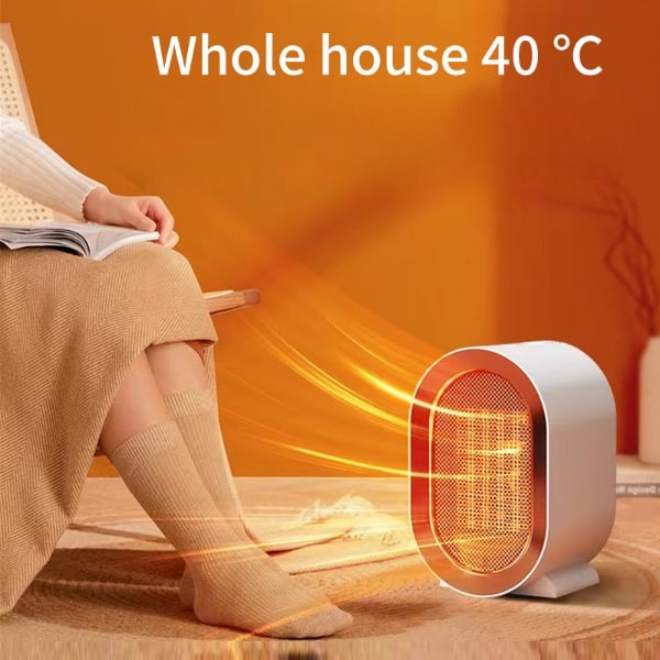 Portable Electric Ceramic Energy Efficient Space Heater with Mini Desktop Design and Heating Element - Image 5