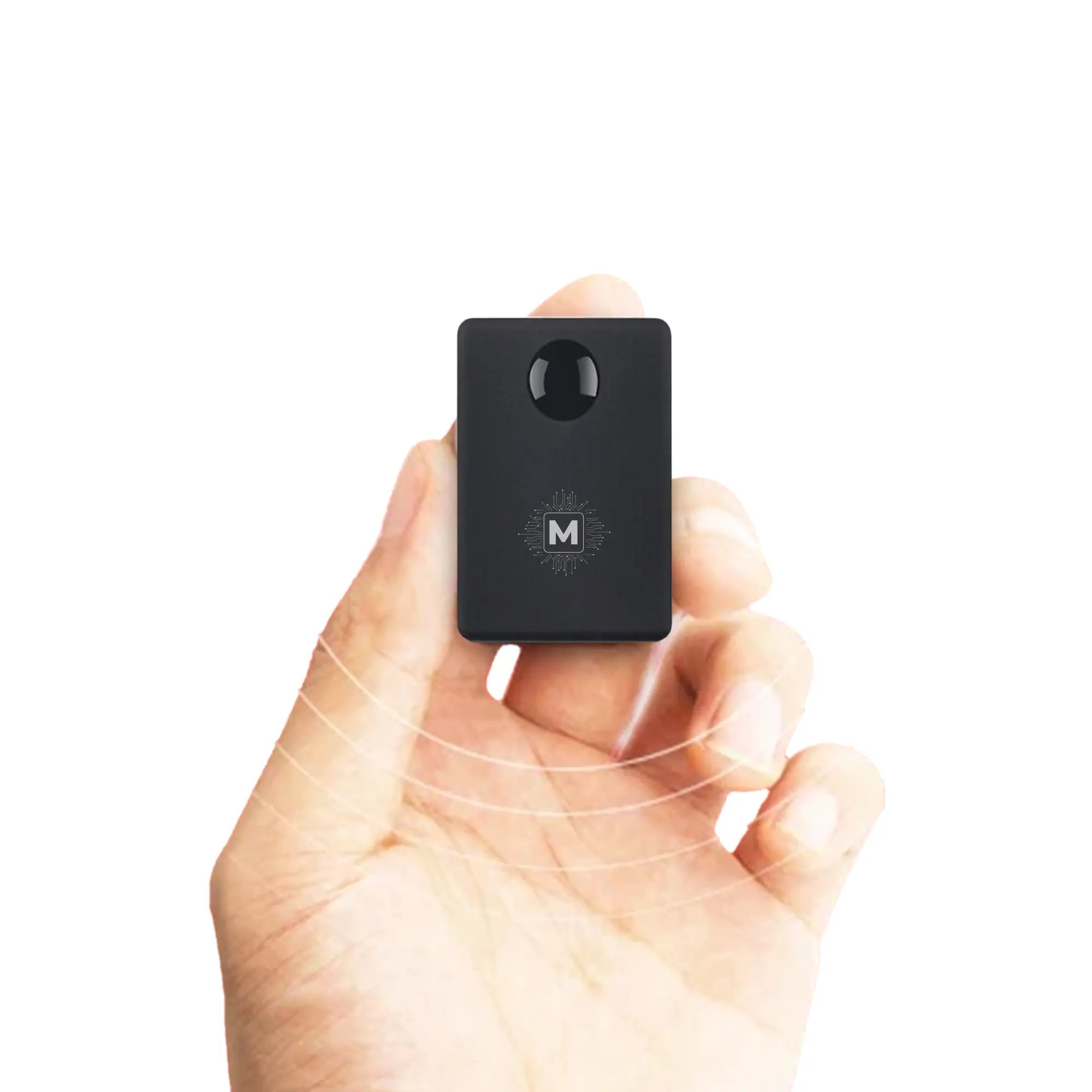 Portable GPS Tracker Mini Small Tracking Device Pocket Sized Compact Black Rectangular - Image 1
