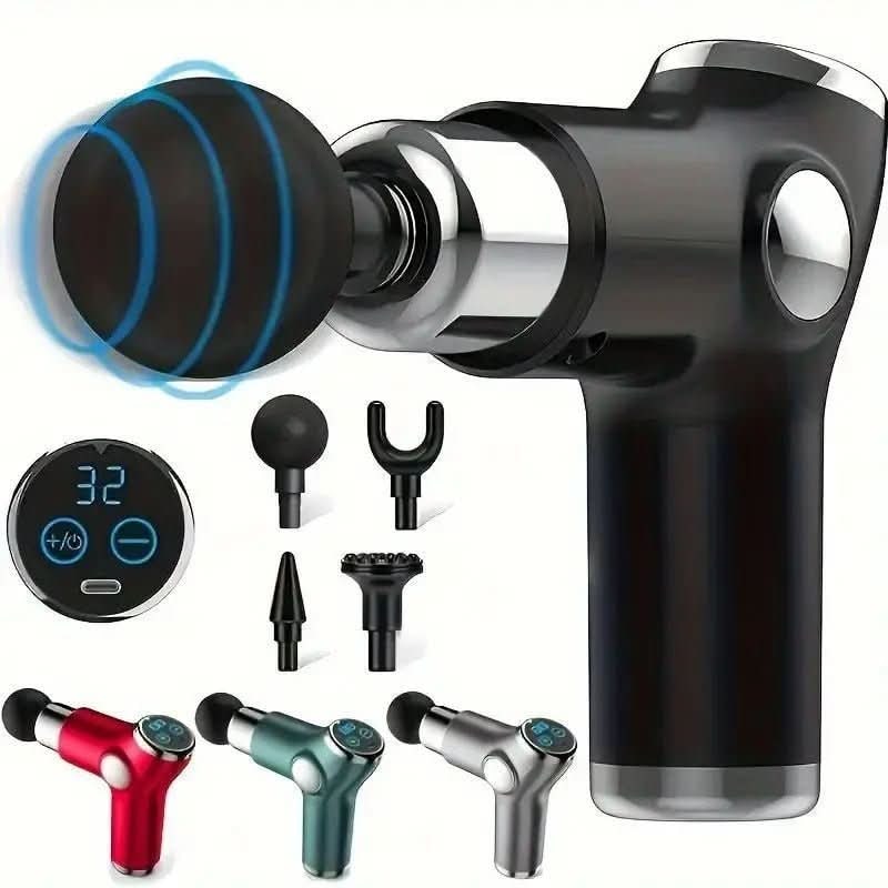 Portable Handheld Mini Massage Gun Rechargeable USB Compact Travel Lightweight - Image 14