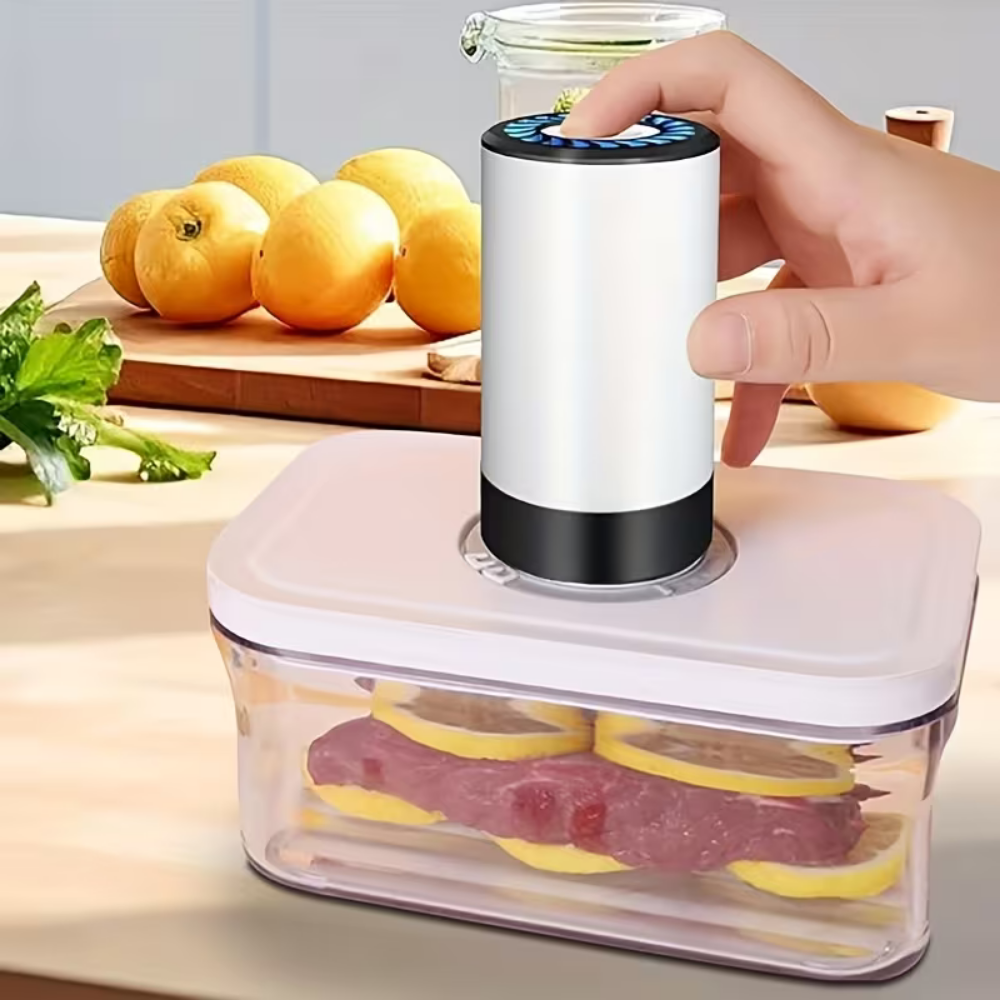 Portable Handheld Vacuum Sealer for Food Storage with Rechargeable Battery and Nozzle Attachments - Image 5