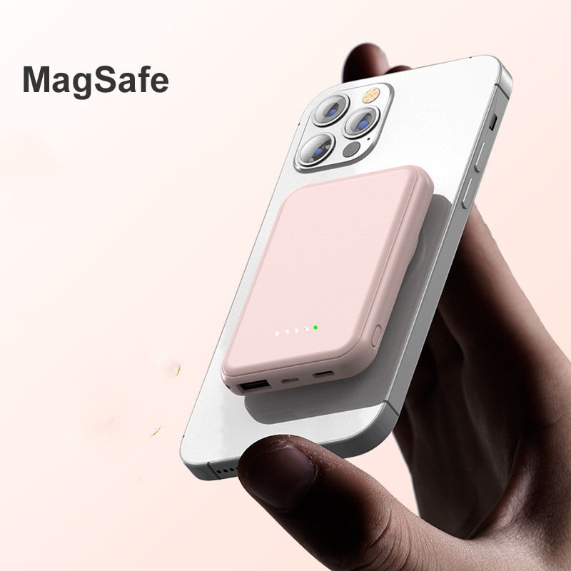 Portable Magnetic Fast Charging Power Bank with Wireless and Compact Design Phone - Image 11