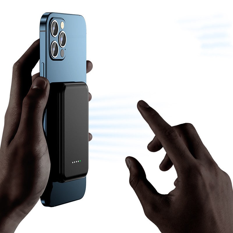 Portable Magnetic Fast Charging Power Bank with Wireless and Compact Design Phone - Image 12