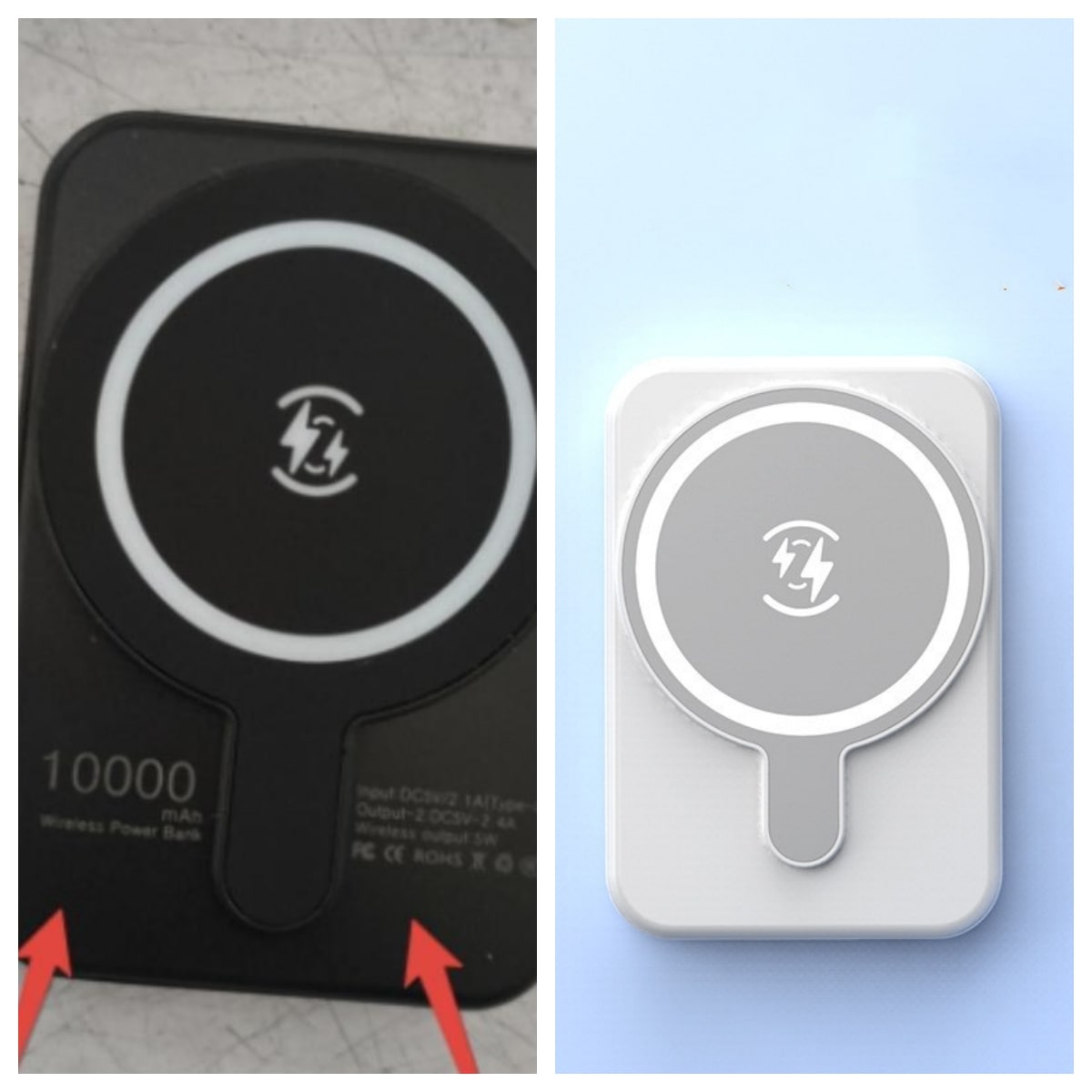 Portable Magnetic Fast Charging Power Bank with Wireless and Compact Design Phone - Image 3