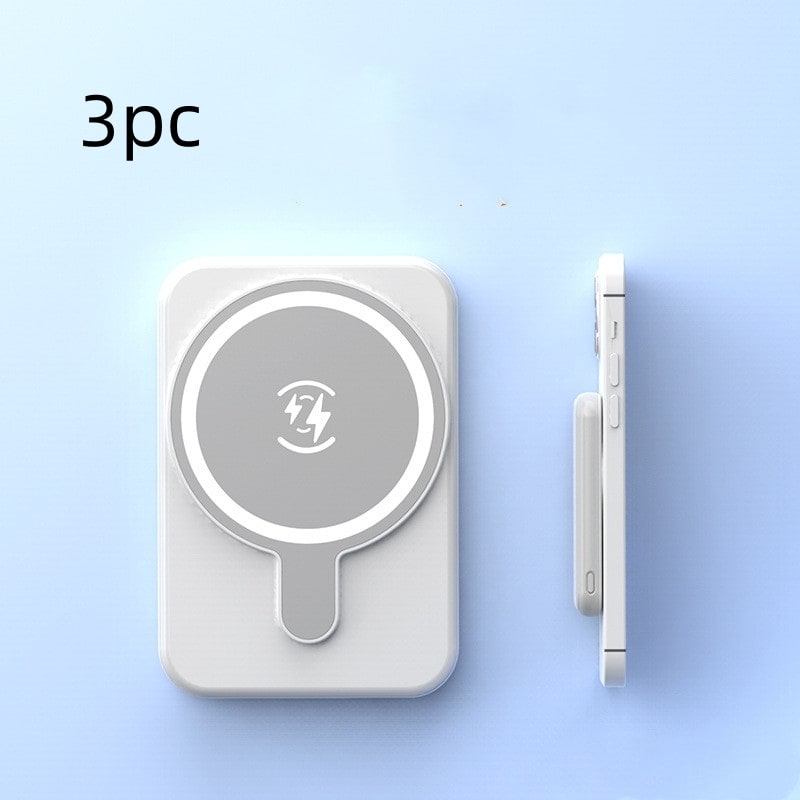 Portable Magnetic Fast Charging Power Bank with Wireless and Compact Design Phone - Image 5