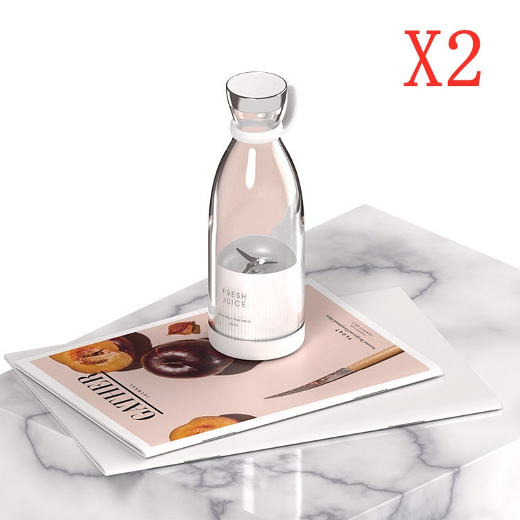 Portable Mini Blender with Powerful Motor USB Rechargeable Personal Bottle for Smoothies and Juices - Image 1