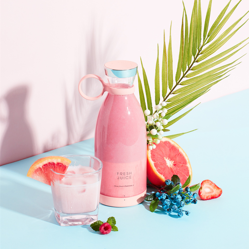 Portable Mini Blender with Powerful Motor USB Rechargeable Personal Bottle for Smoothies and Juices - Image 10