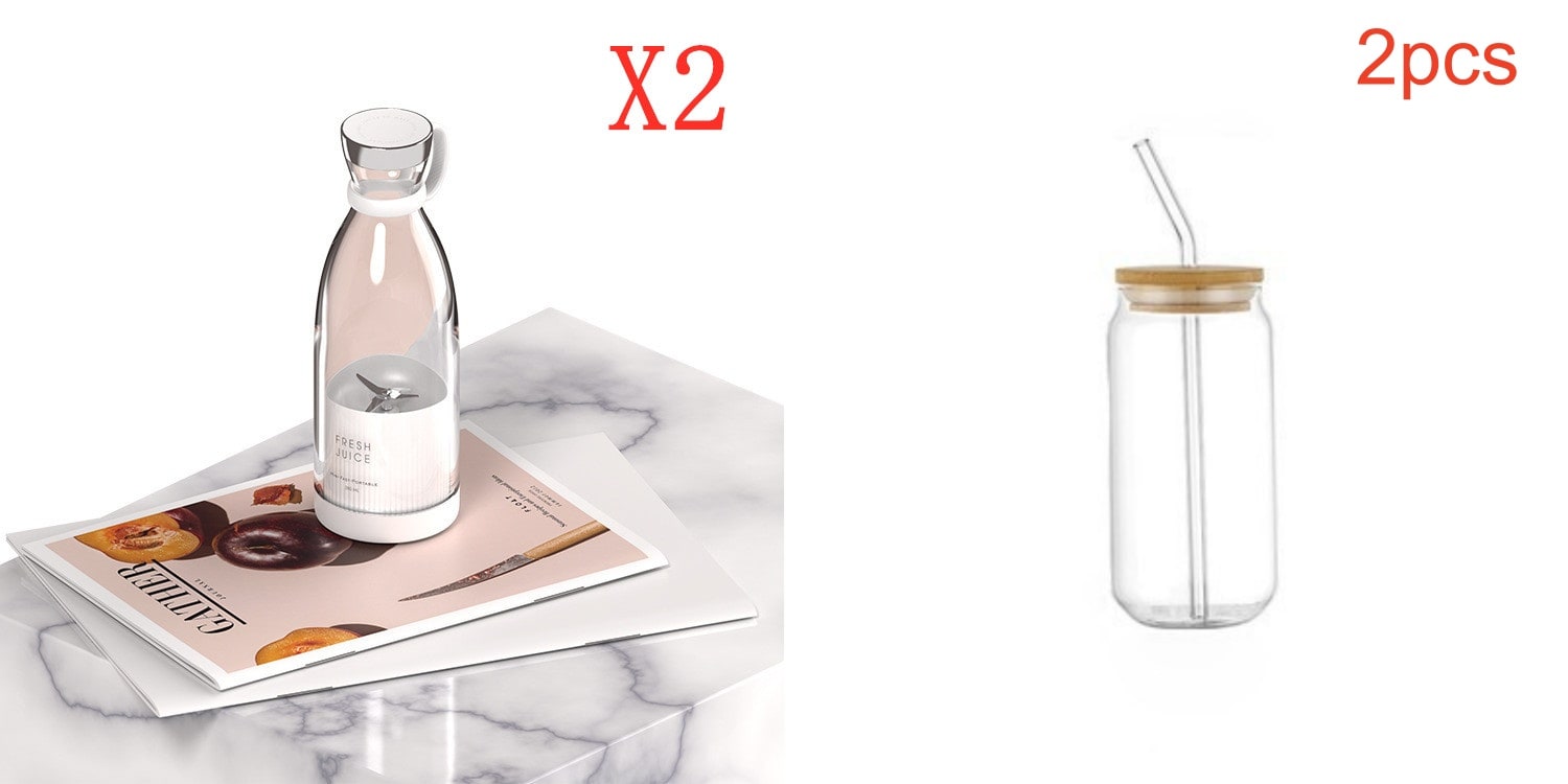 Portable Mini Blender with Powerful Motor USB Rechargeable Personal Bottle for Smoothies and Juices - Image 7