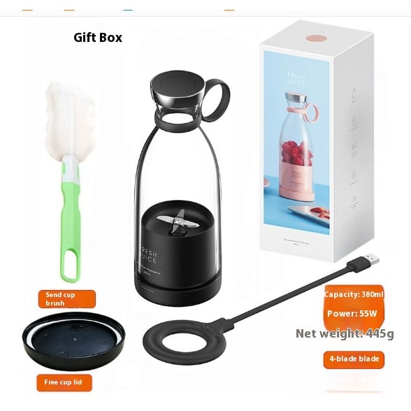 Portable Mini Blender with Powerful Motor USB Rechargeable Personal Bottle for Smoothies and Juices - Image 8