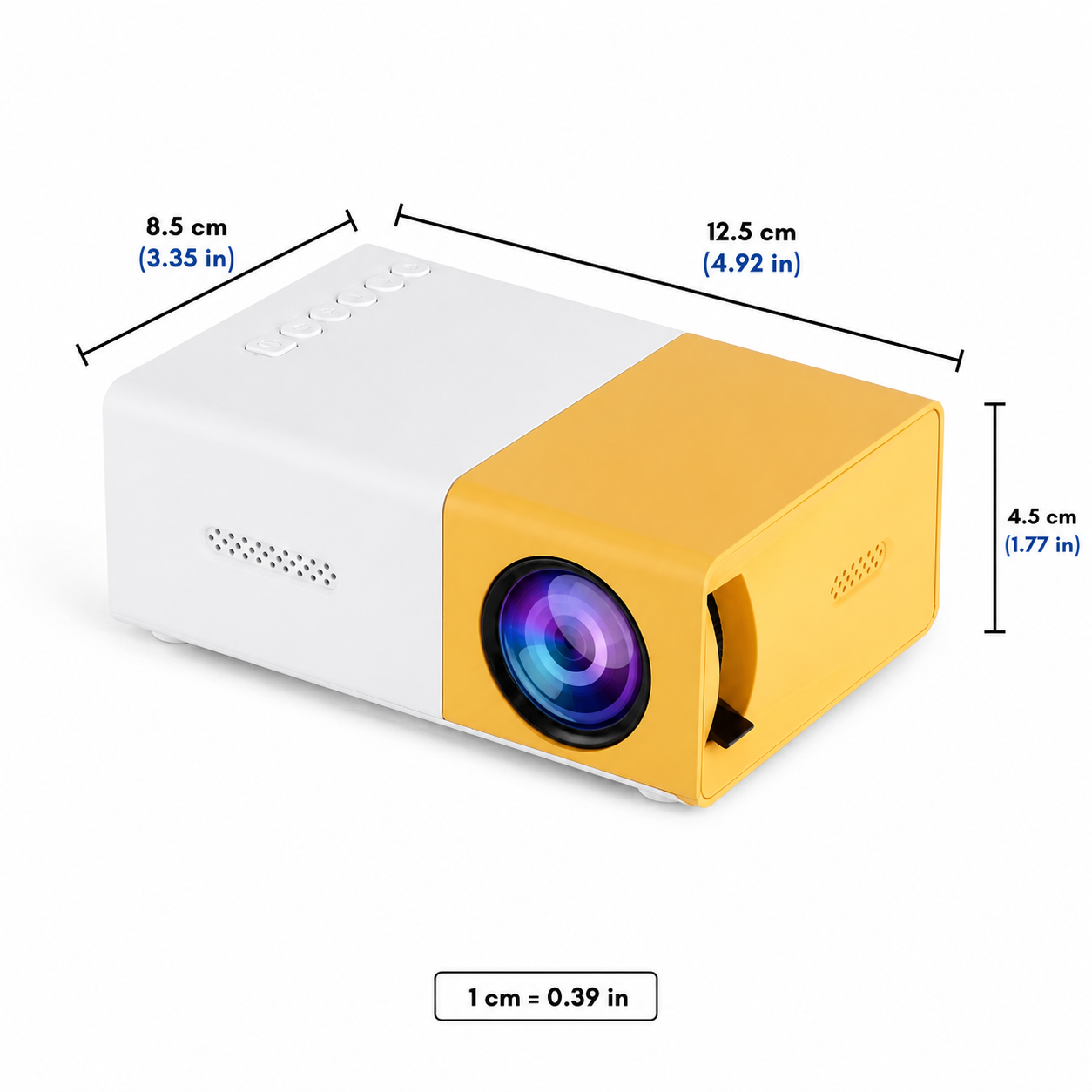 Portable Mini Compact Projector LED Wireless HDMI Rechargeable Travel Wifi - Image 8