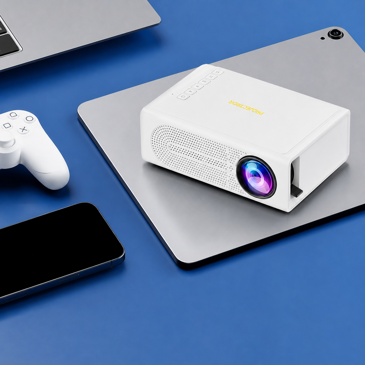 Portable Mini Projector Compact Handheld Travel Manual Focus LED Mobile - Image 5