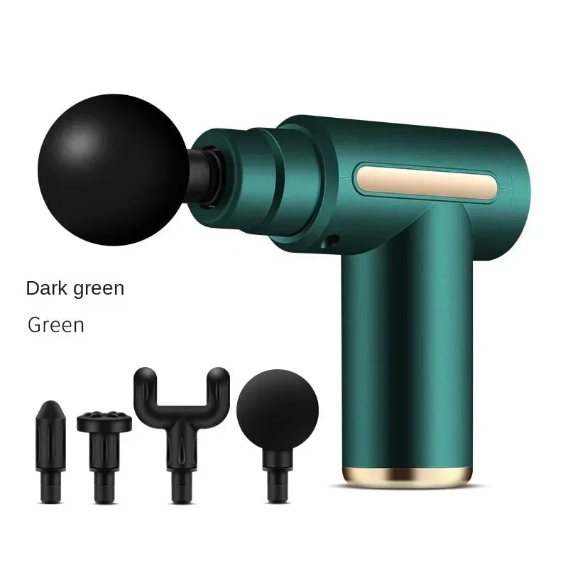 Portable Percussion Handheld Massage Gun Rechargeable USB LED Travel Mini Compact - Image 4