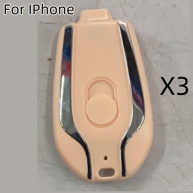 Portable Power Bank Phone Charger with Retractable Connector and Carabiner Keychain - Image 19
