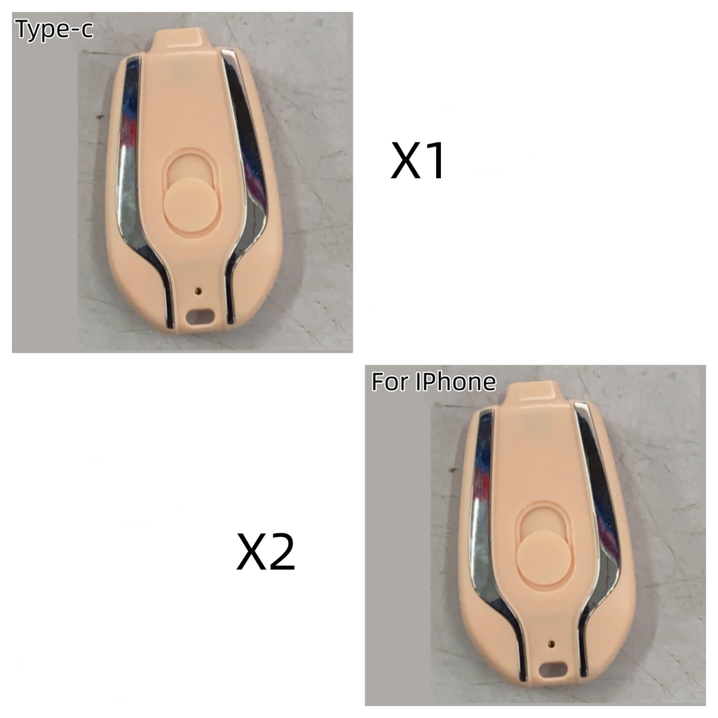 Portable Power Bank Phone Charger with Retractable Connector and Carabiner Keychain - Image 23