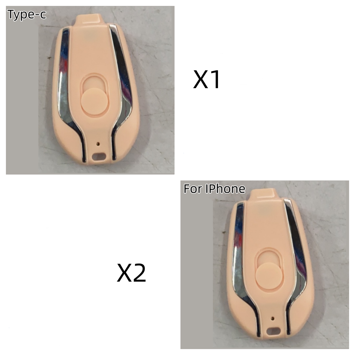 Portable Power Bank Phone Charger with Retractable Connector and Carabiner Keychain - Image 23