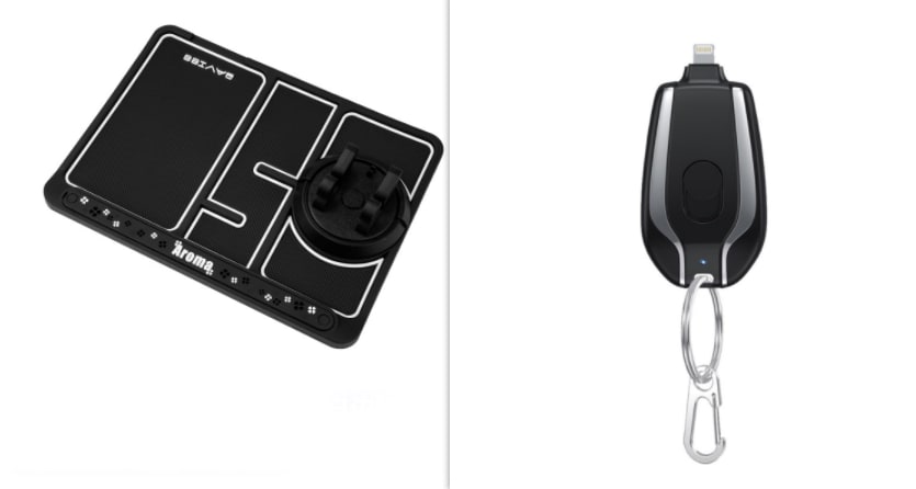 Portable Power Bank Phone Charger with Retractable Connector and Carabiner Keychain - Image 24