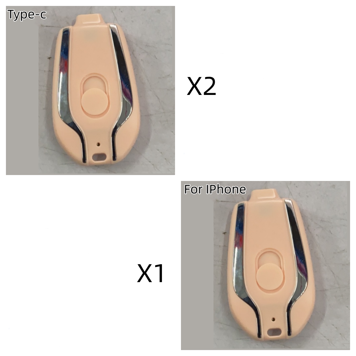 Portable Power Bank Phone Charger with Retractable Connector and Carabiner Keychain - Image 26