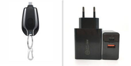 Portable Power Bank Phone Charger with Retractable Connector and Carabiner Keychain - Image 27