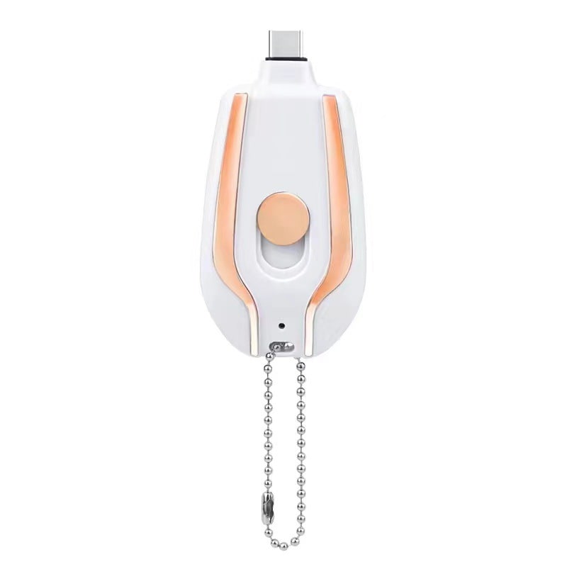 Portable Power Bank Phone Charger with Retractable Connector and Carabiner Keychain - Image 31