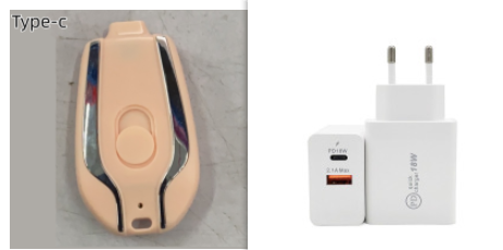 Portable Power Bank Phone Charger with Retractable Connector and Carabiner Keychain - Image 32