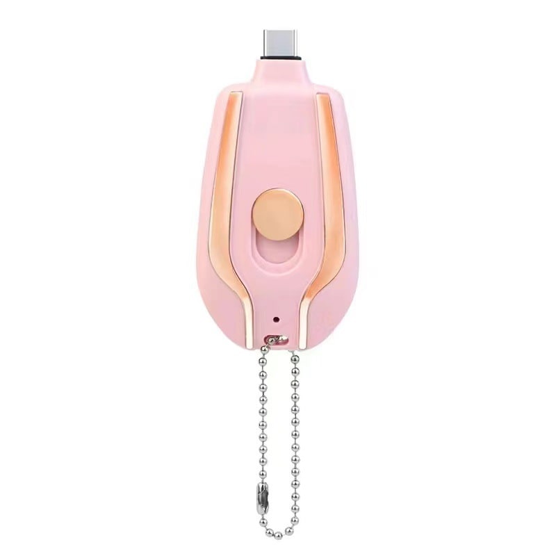 Portable Power Bank Phone Charger with Retractable Connector and Carabiner Keychain - Image 39