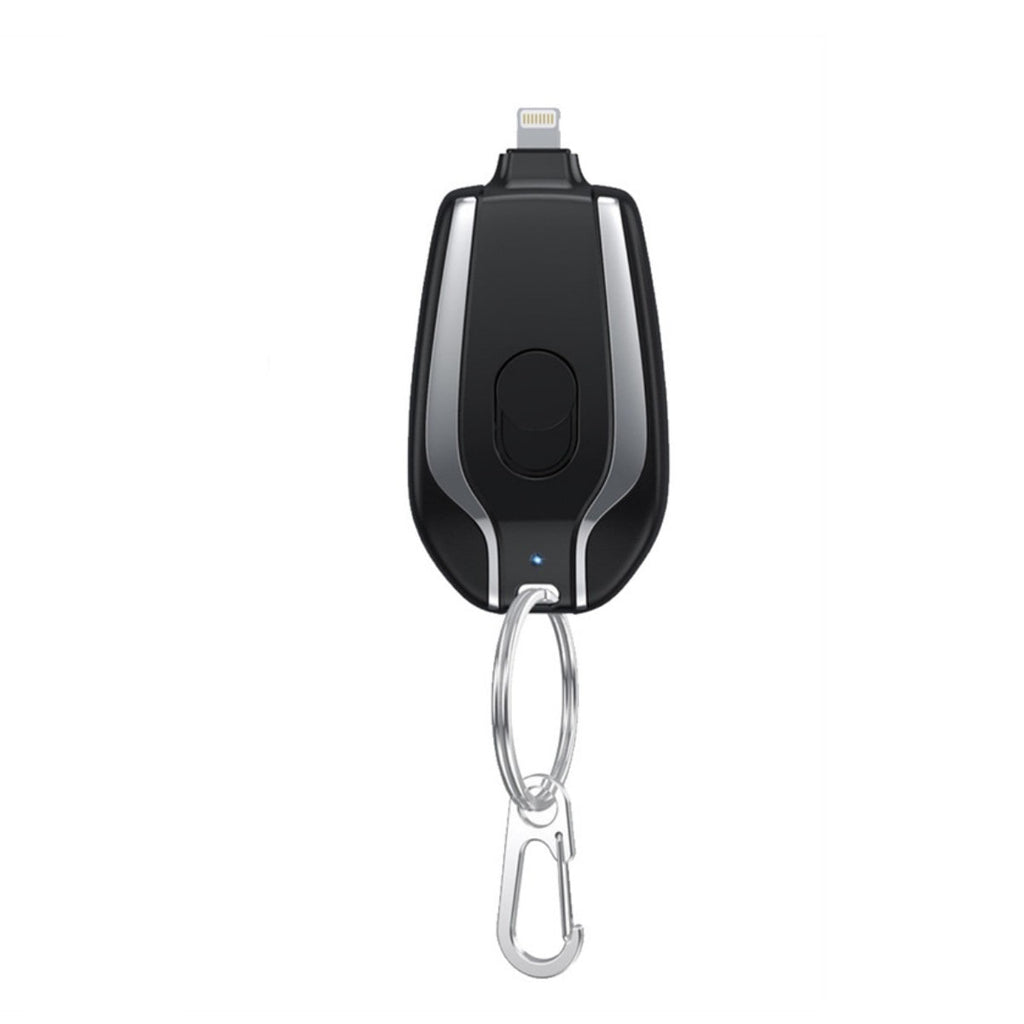 Portable Power Bank Phone Charger with Retractable Connector and Carabiner Keychain - Image 43
