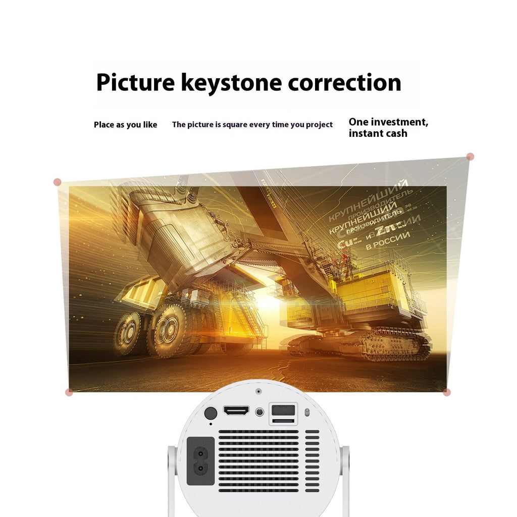 Portable Projector with Outdoor Screen Ultra Short Throw Mini with 180-Degree Tilt Stand - Image 12