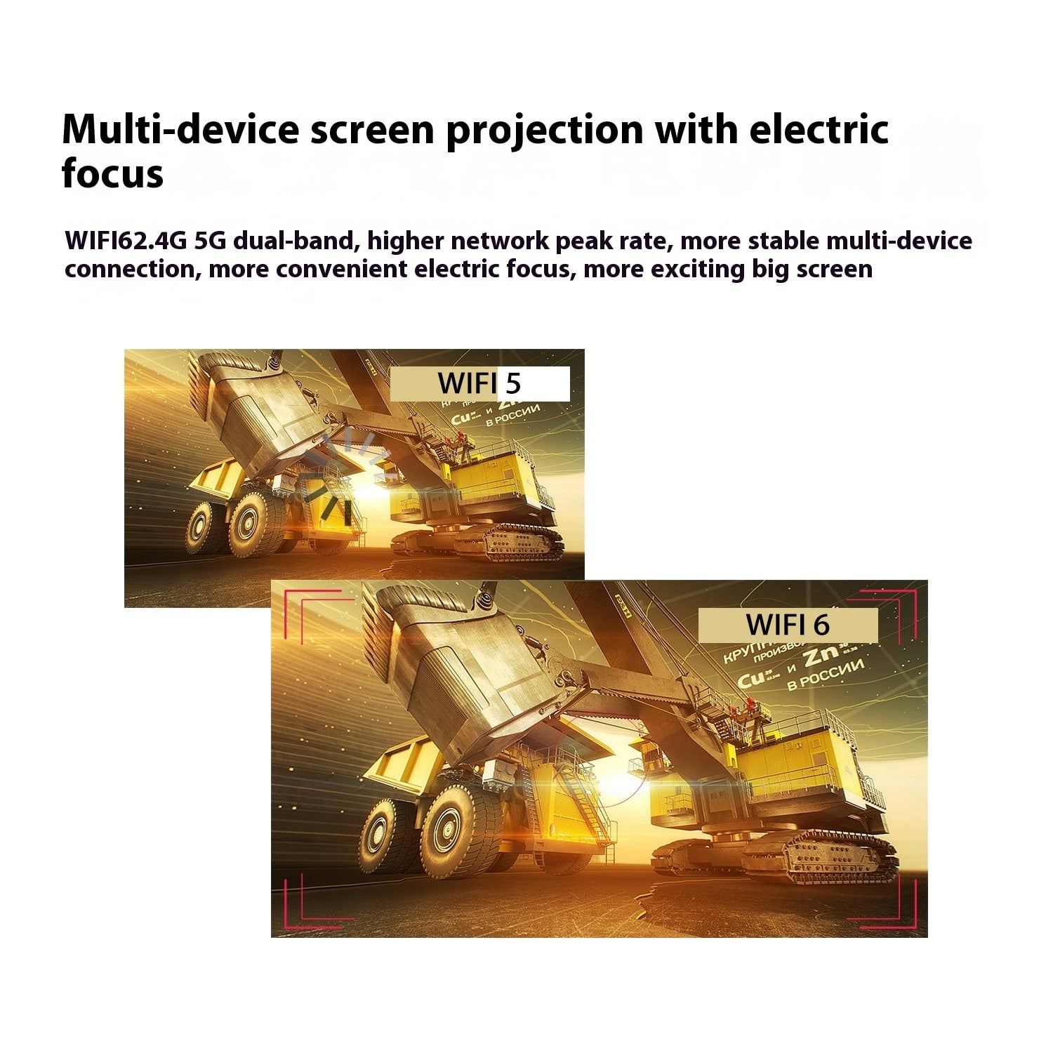 Portable Projector with Outdoor Screen Ultra Short Throw Mini with 180-Degree Tilt Stand - Image 13