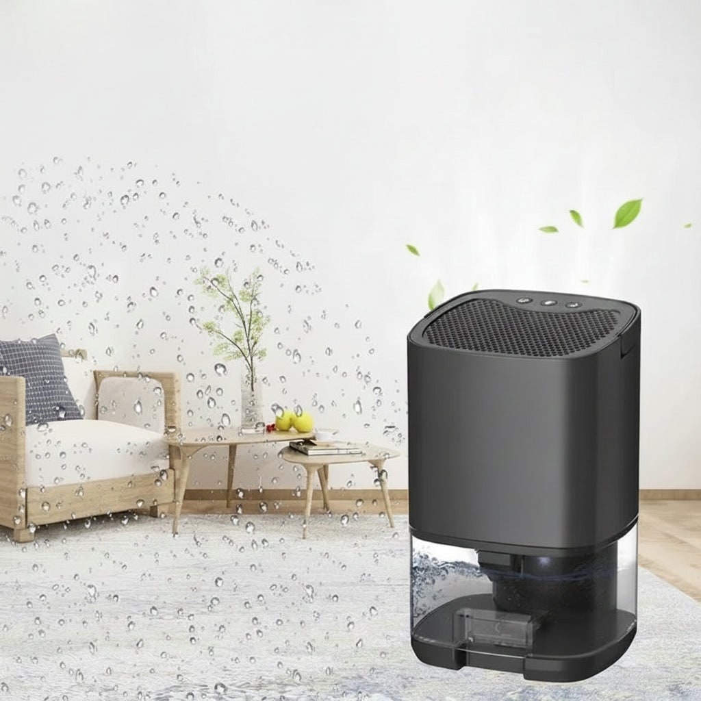 Portable Small Dehumidifier for Bedroom Basement Crawl Space and Office with Removable Water Tank - Image 2