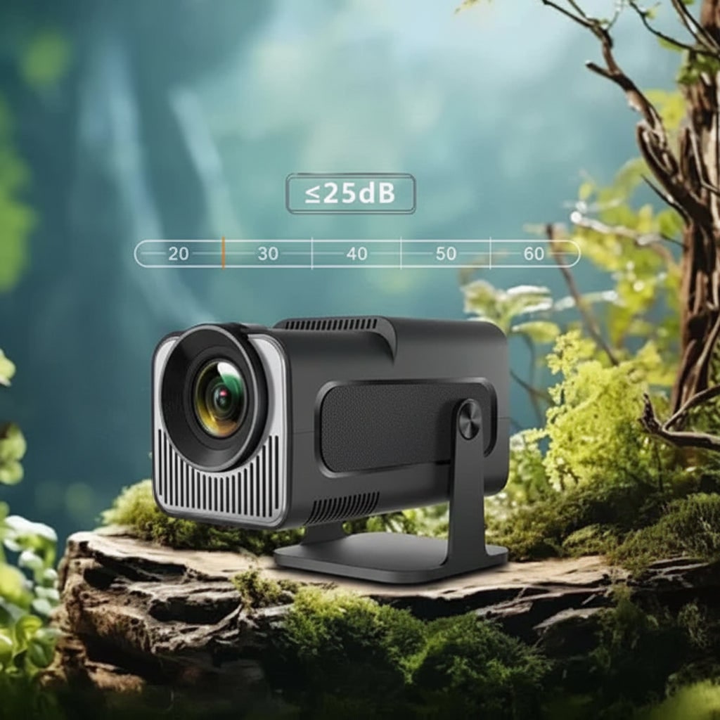 Portable Smart Projector Mini Home Theater Wireless Remote Adjustable Stand Compact - Image 8