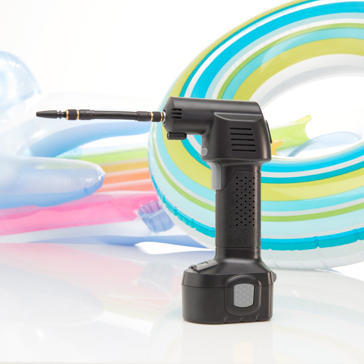 Portable Tire Inflator Pump Cordless Rechargeable Battery Powered Digital Lcd - Image 3