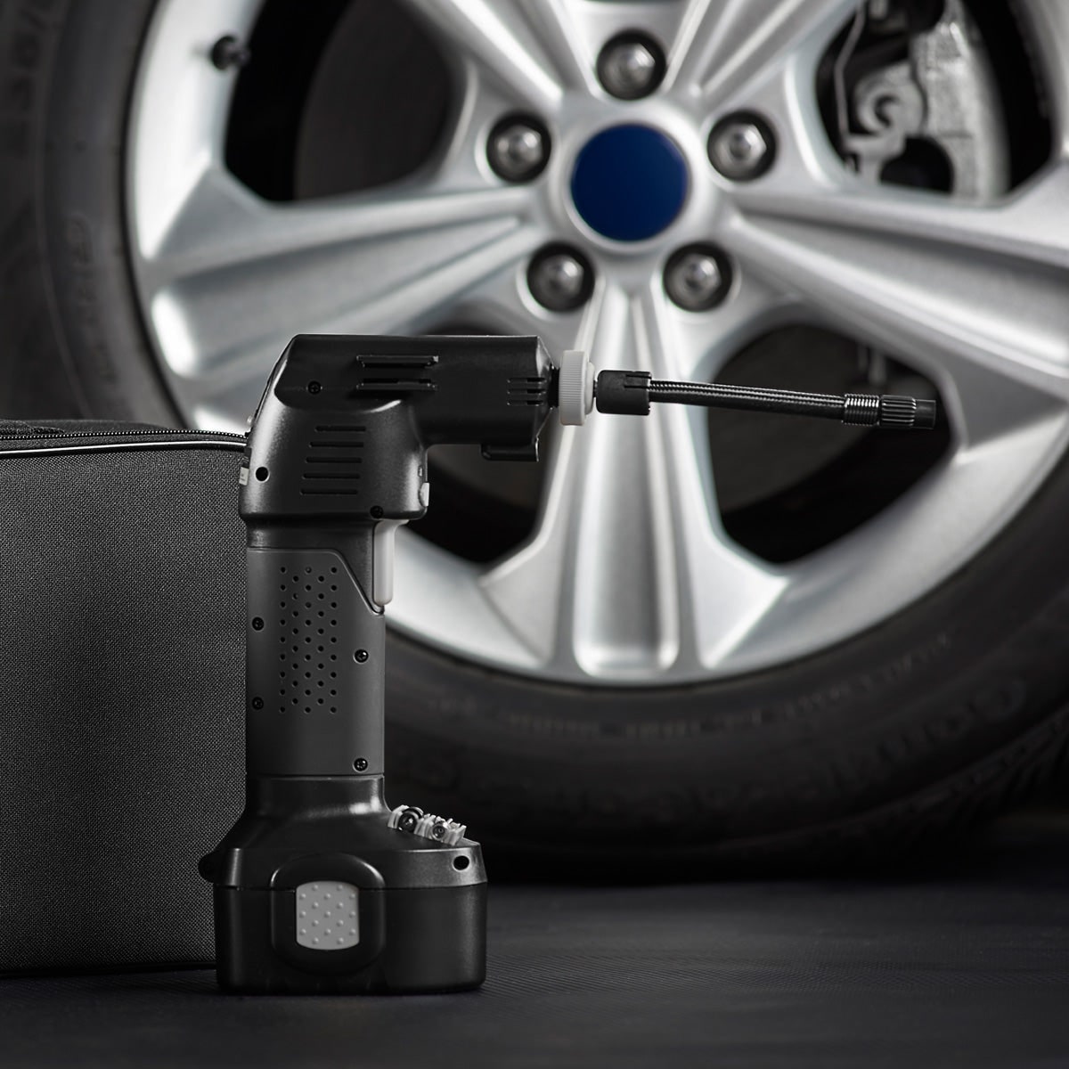 Portable Tire Inflator Pump Cordless Rechargeable Battery Powered Digital Lcd - Image 7