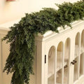 Pre-Lit Christmas Garland with 50 Warm LED Lights for Indoor Holiday Decorations - Image 9