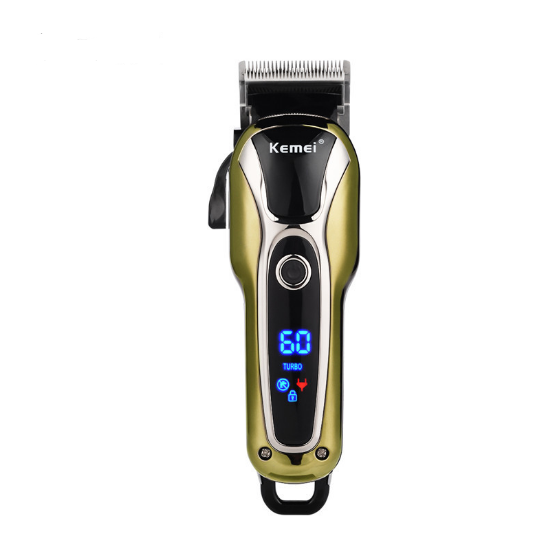 Professional Rechargeable Hair Clippers with Digital Lcd Display Stainless Steel Blades - Image 2