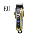 Professional Rechargeable Hair Clippers with Digital Lcd Display Stainless Steel Blades - Image 5