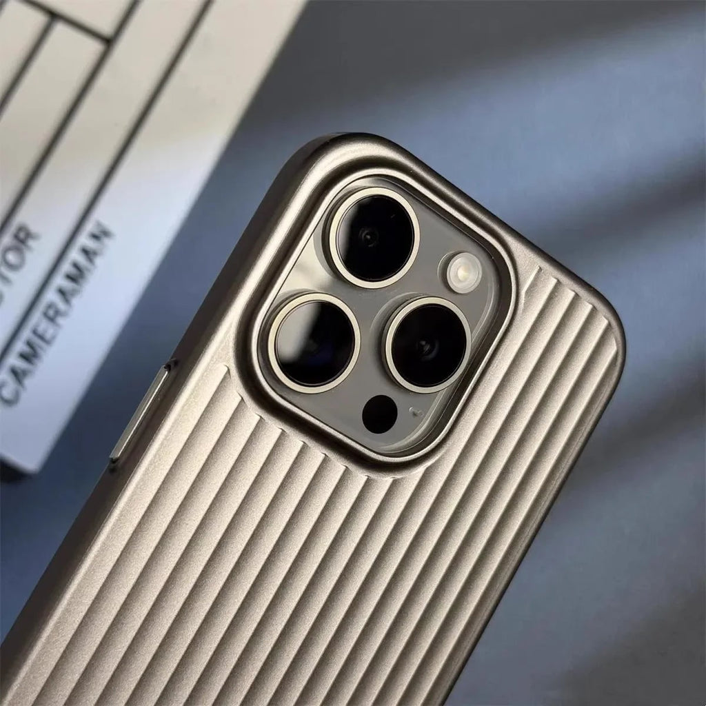 Protective Iphone Case Slim Ribbed Matte Non Slip Shock Absorbent Lightweight - Image 3