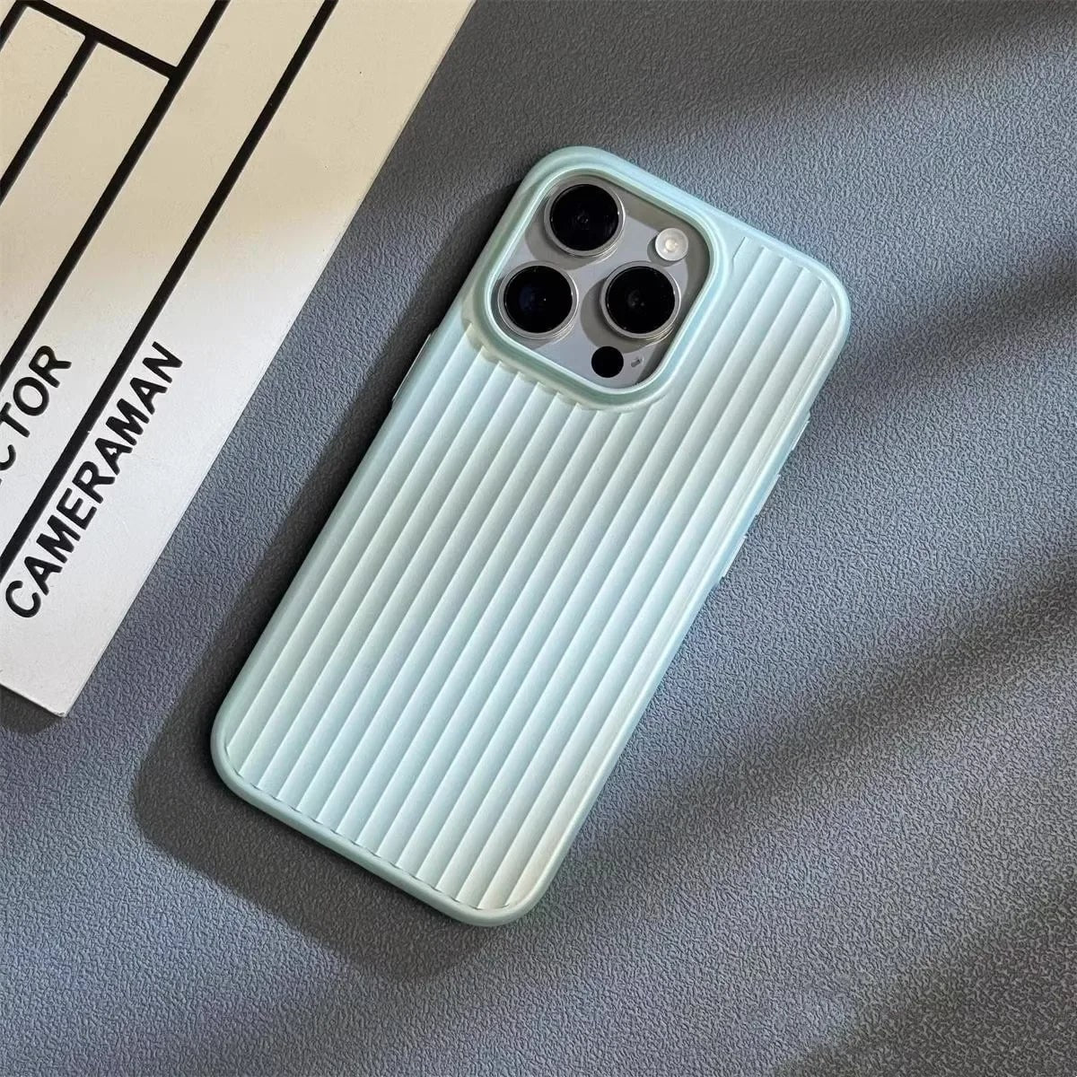 Protective Iphone Case Slim Ribbed Matte Non Slip Shock Absorbent Lightweight - Image 9