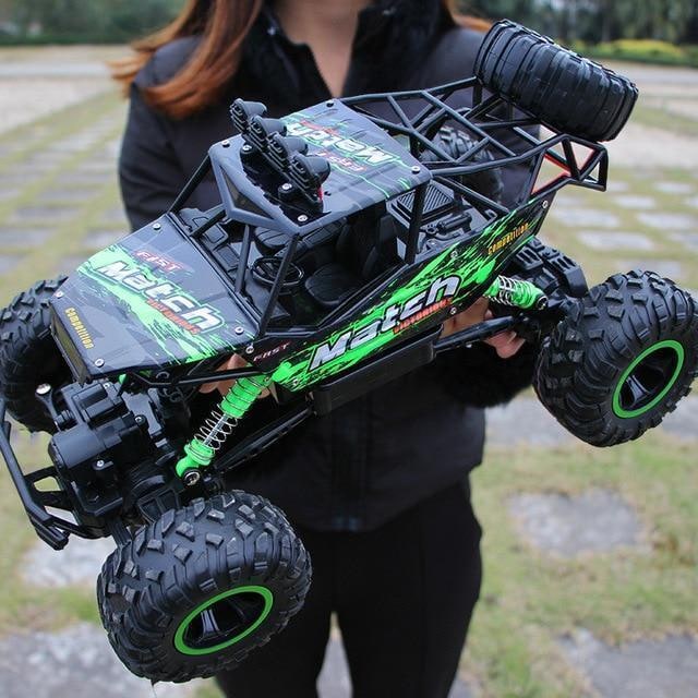 Rc Rock Crawler Remote Control 4wd Off-Road Toy Truck with Shock Suspension - Image 1