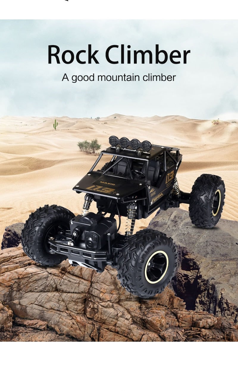 Rc Rock Crawler Remote Control 4wd Off-Road Toy Truck with Shock Suspension - Image 15