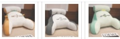 Reading Pillow for Bed with Back Support Ergonomic Wedge Backrest Armrests and Detachable Neck Roll - Image 38