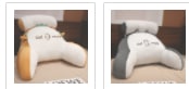 Reading Pillow for Bed with Back Support Ergonomic Wedge Backrest Armrests and Detachable Neck Roll - Image 49
