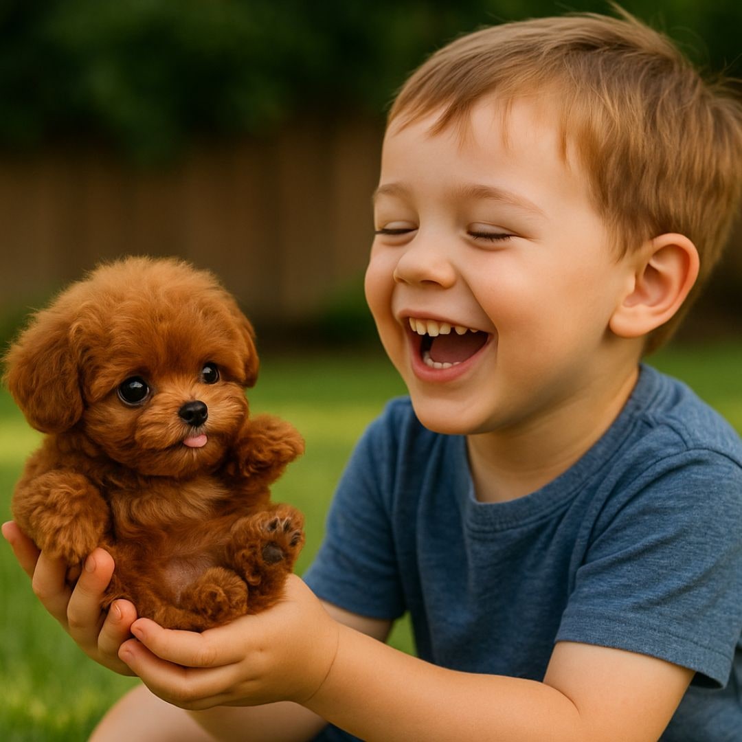 Realistic Plush Puppy Dog Toy with Soft Fluffy Fur and Textured Paw Pads Puzzle - Image 4