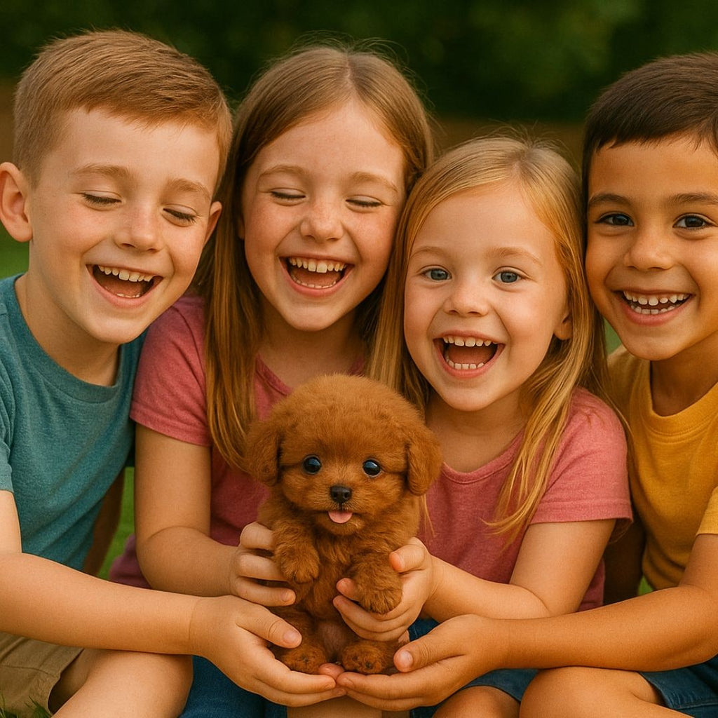 Realistic Plush Puppy Dog Toy with Soft Fluffy Fur and Textured Paw Pads Puzzle - Image 5