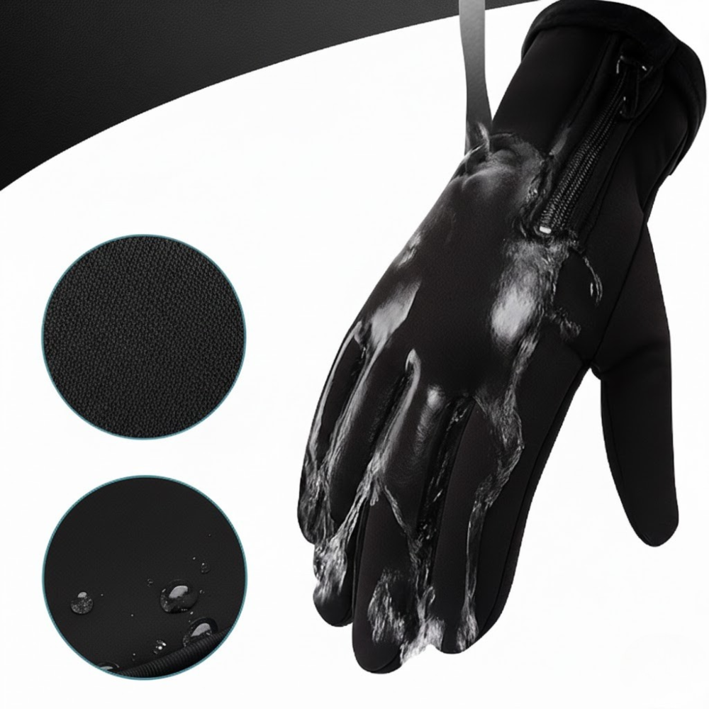 Rechargeable Battery Heated Gloves with Waterproof Touchscreen and Water-Resistant Grip - Image 3