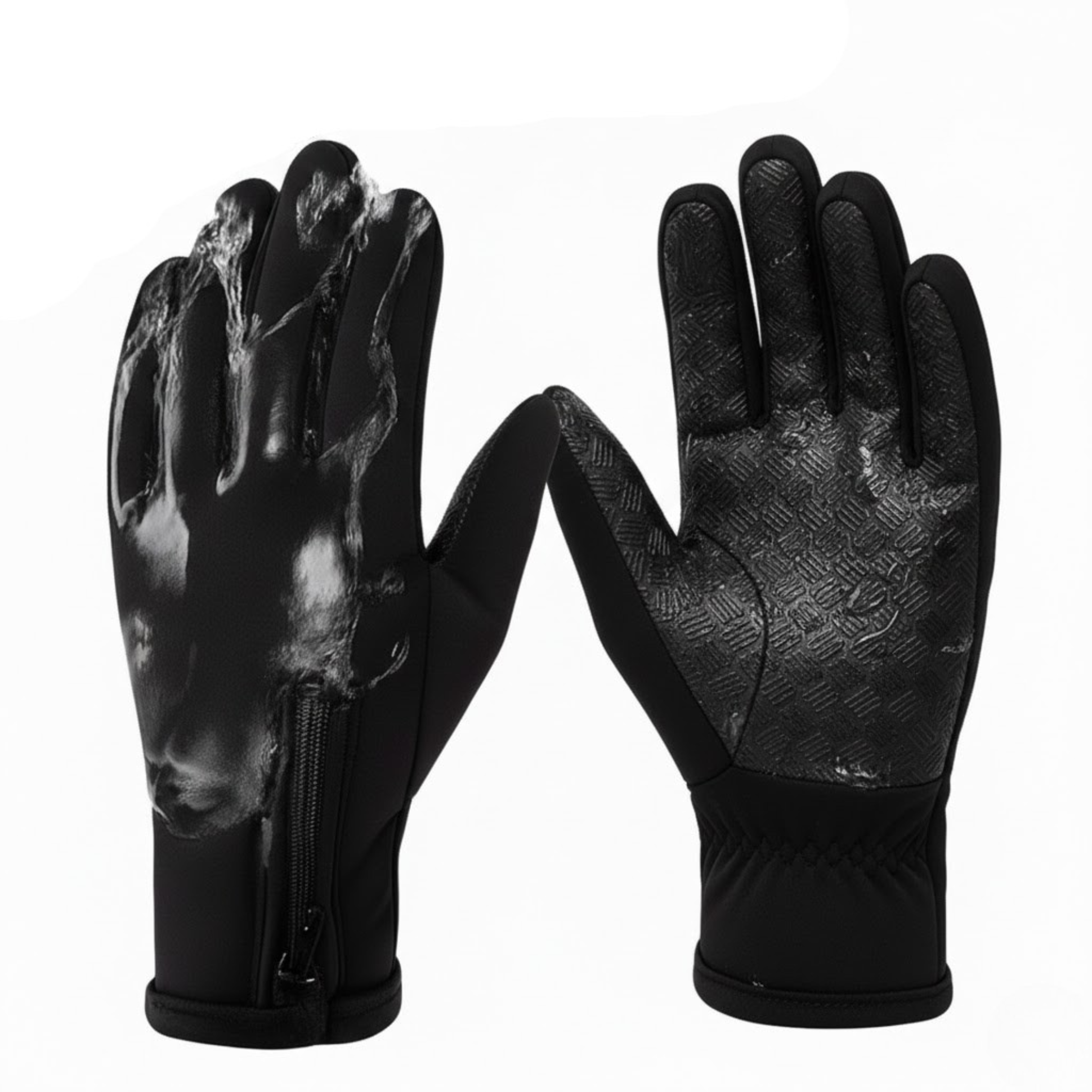 Rechargeable Battery Heated Gloves with Waterproof Touchscreen and Water-Resistant Grip - Image 4