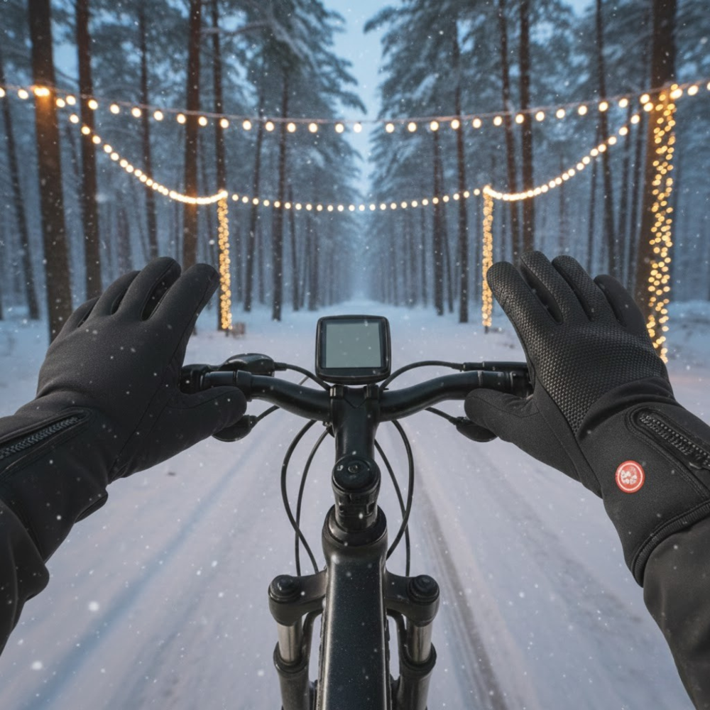 Rechargeable Battery Heated Gloves with Waterproof Touchscreen and Water-Resistant Grip - Image 5