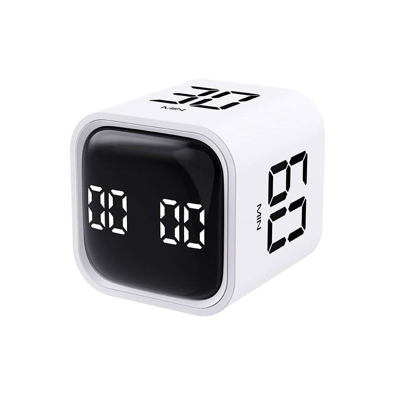 Rechargeable Digital Cube Timer with Usb-C Charging for Kitchen - Image 9