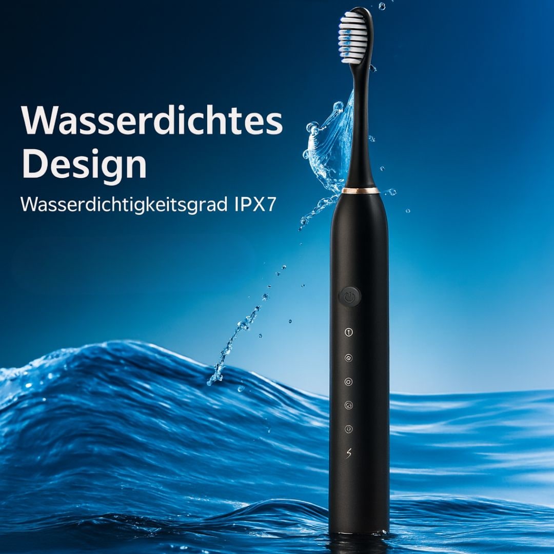 Rechargeable Electric Toothbrush Ultrasonic Wireless Charging Waterproof LED - Image 5