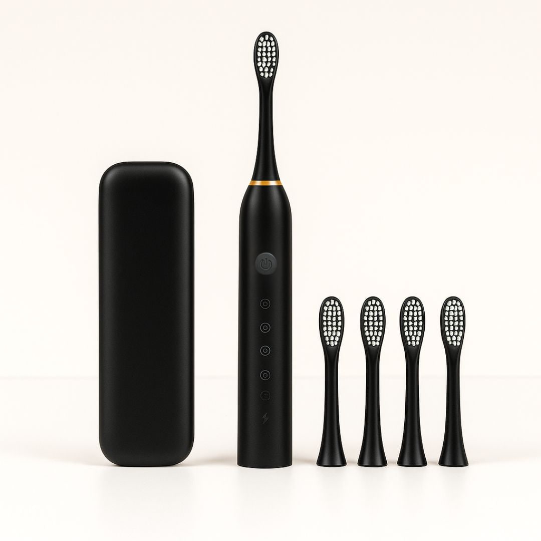 Rechargeable Electric Toothbrush Ultrasonic Wireless Charging Waterproof LED - Image 7
