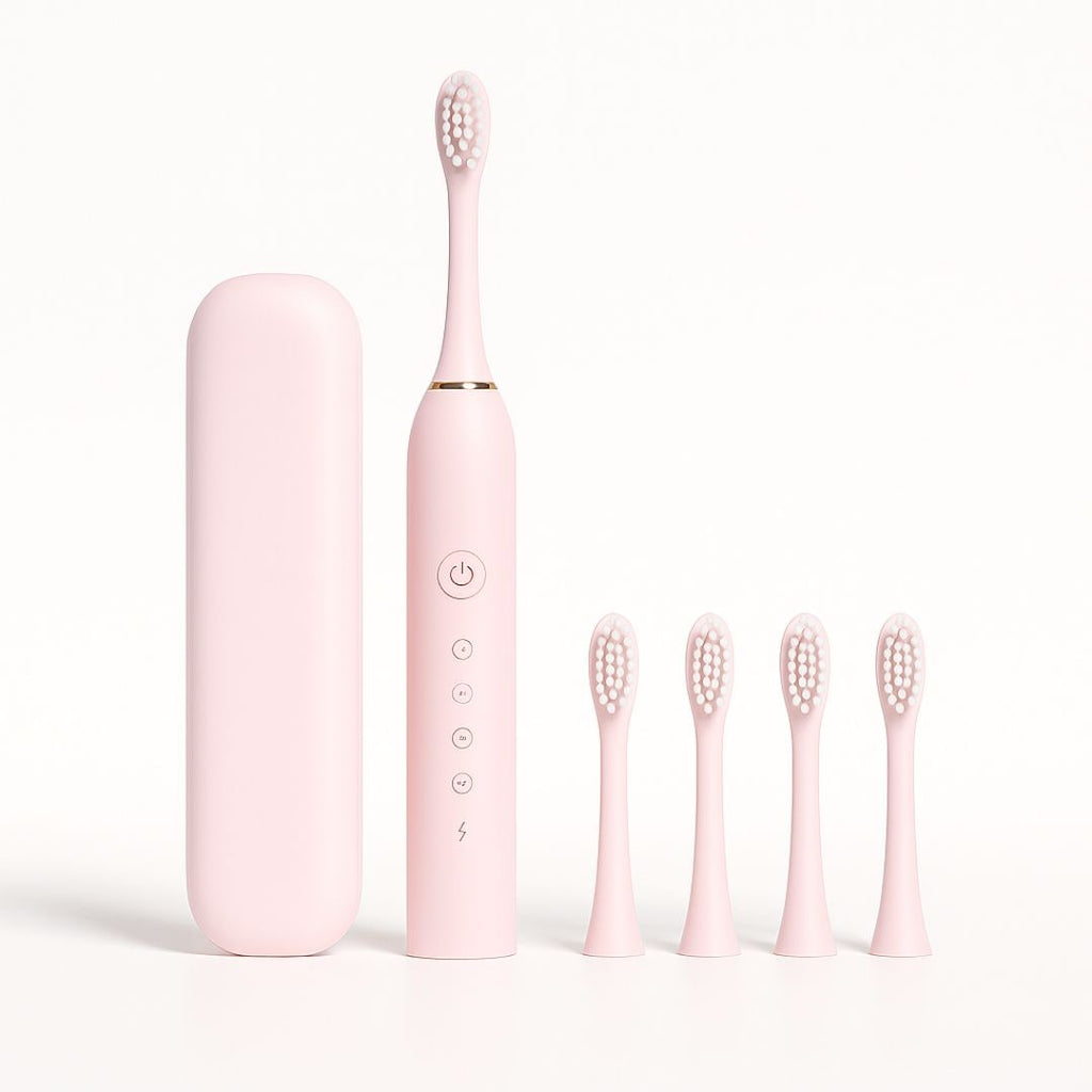 Rechargeable Electric Toothbrush Ultrasonic Wireless Charging Waterproof LED - Image 8