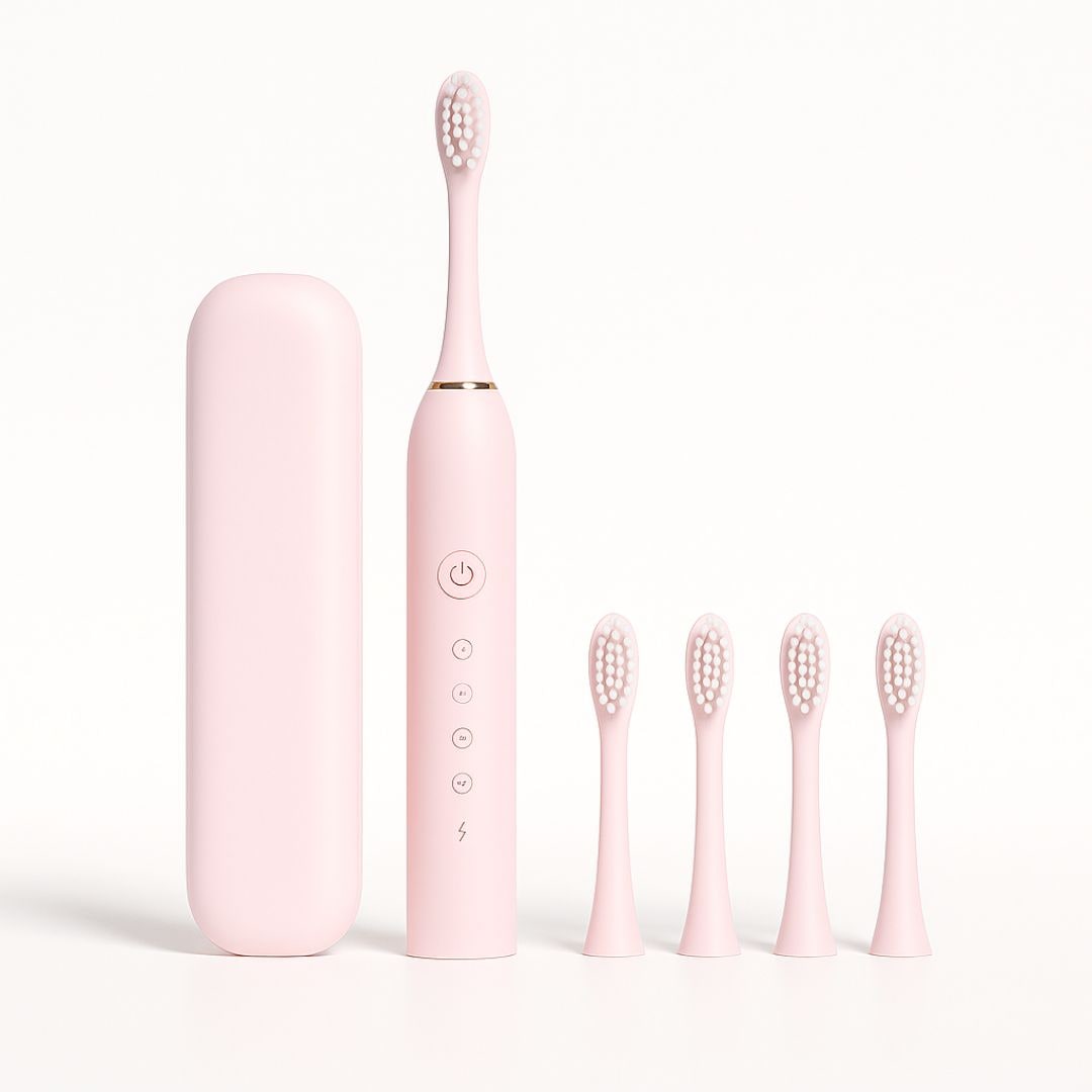 Rechargeable Electric Toothbrush Ultrasonic Wireless Charging Waterproof LED - Image 8